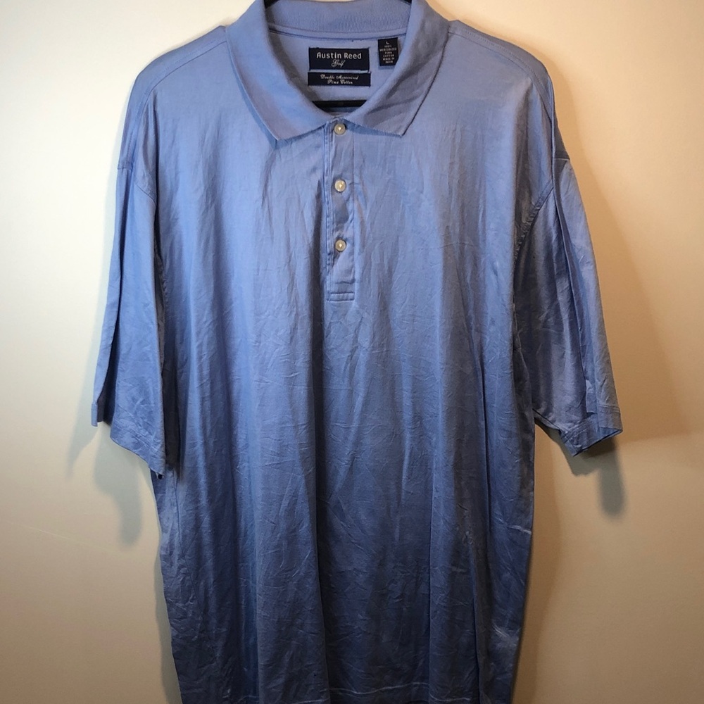 Austin Reed Light Blue Polo Shirt for Men